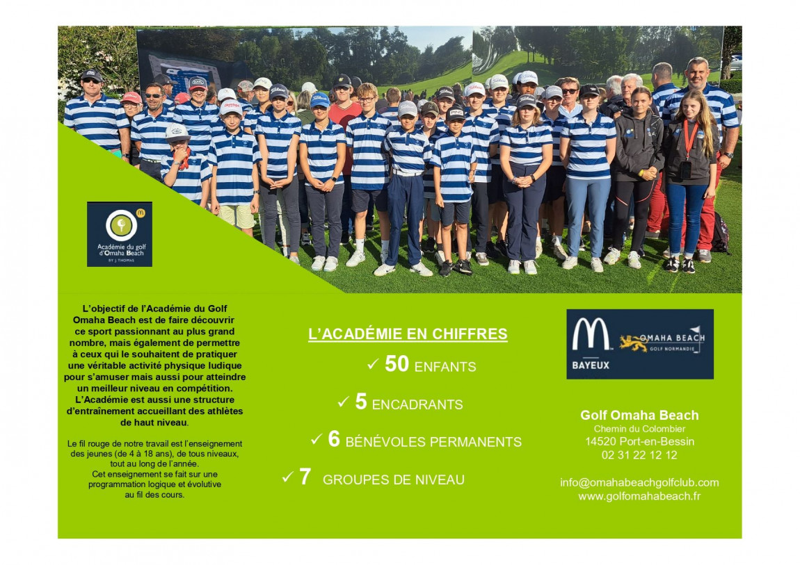 L'Académie du Golf d'Omaha Beach