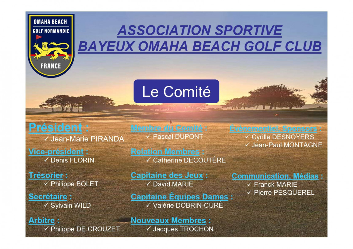 Le comité de l'Association Sportive 